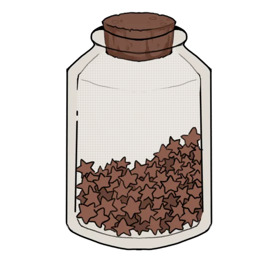 several star-shaped spices
