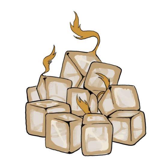ice cubes